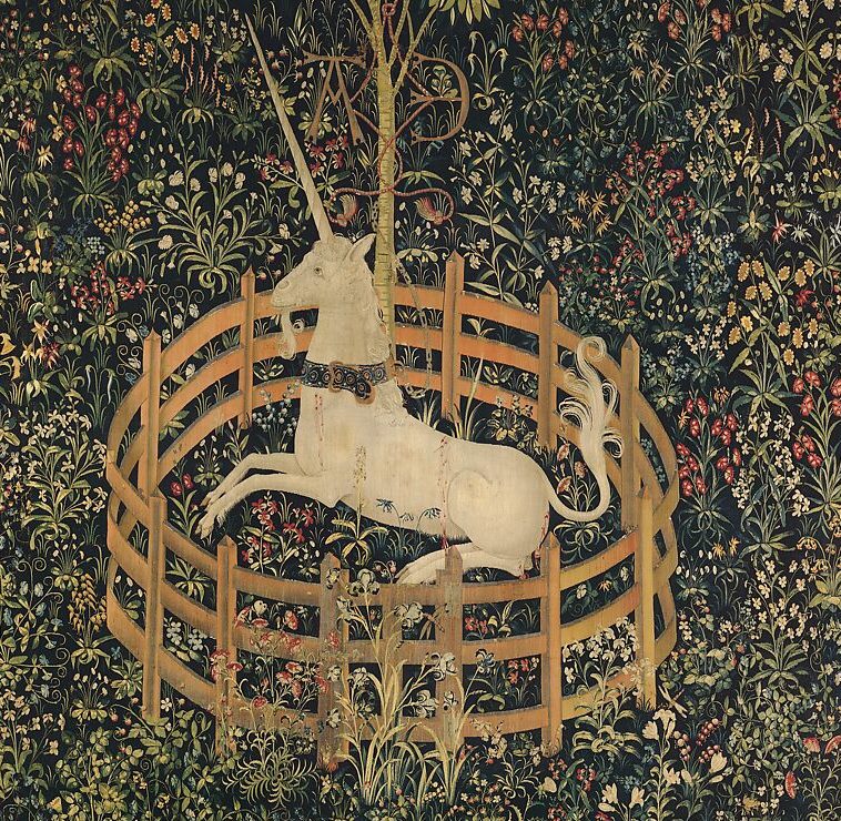 The Unicorn Rests in a Garden (late 15th Century FranceNetherlands).jpeg